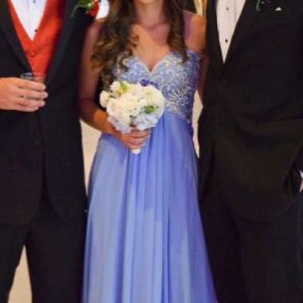 Blue(ish) Prom Dress